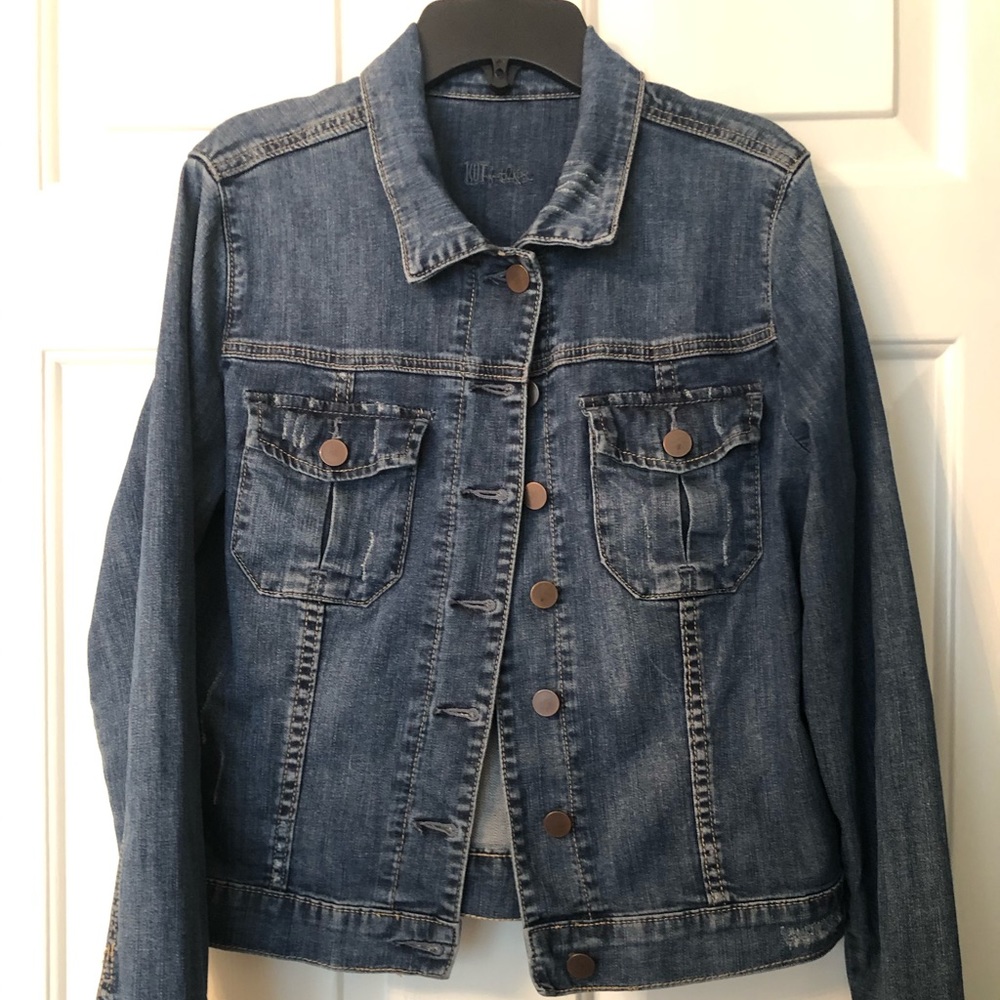 KUT FROM THE KLOTH Amelia Denim Jacket Size M